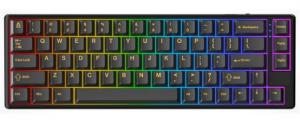 BIL AVAX GM01 PRO 65% RGB tri-mode mechanikus billentyűzet Gateron piros switch, magyar kiosztás